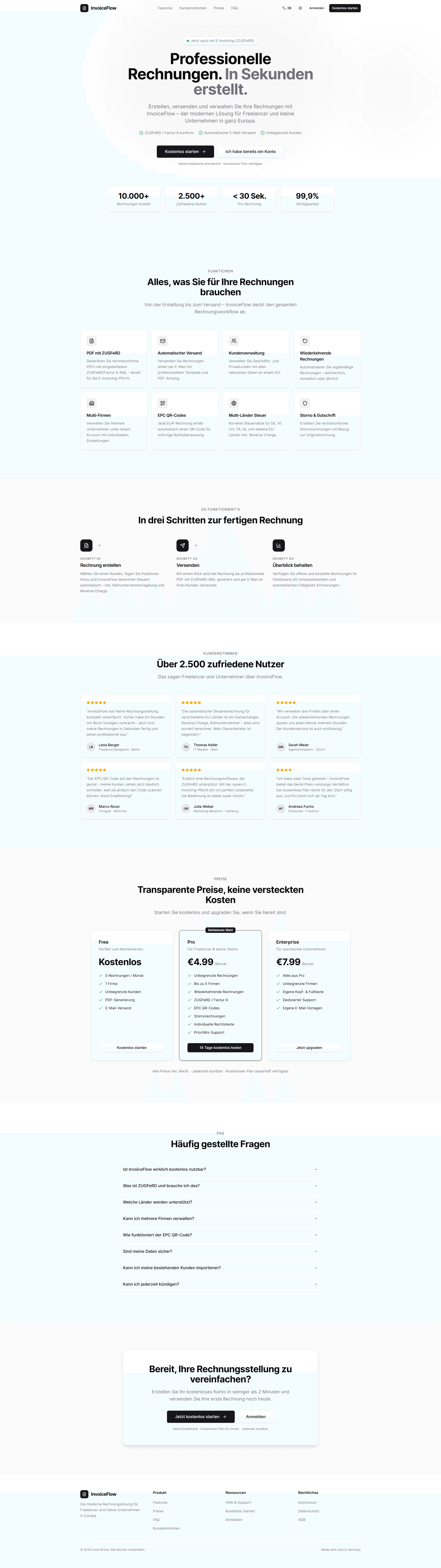 InvoiceFlow - Screenshot