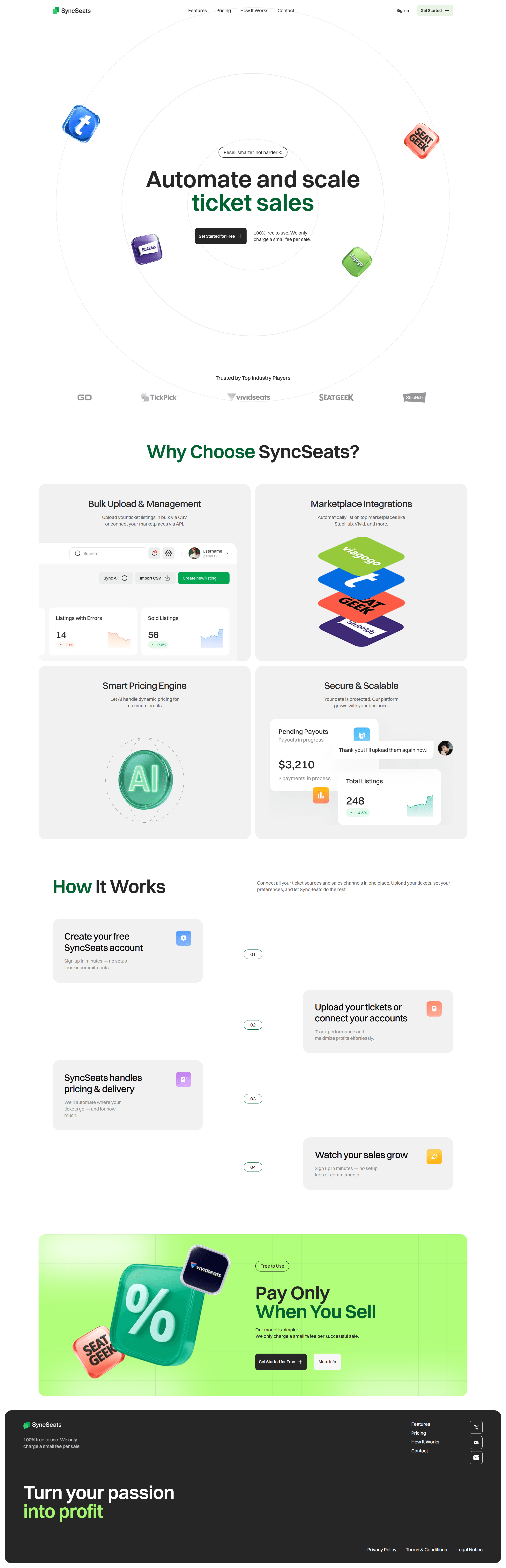 SyncSeats - Screenshot